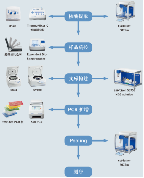 Eppendorf 游離 DNA 高通量測序樣品前處理解決方案