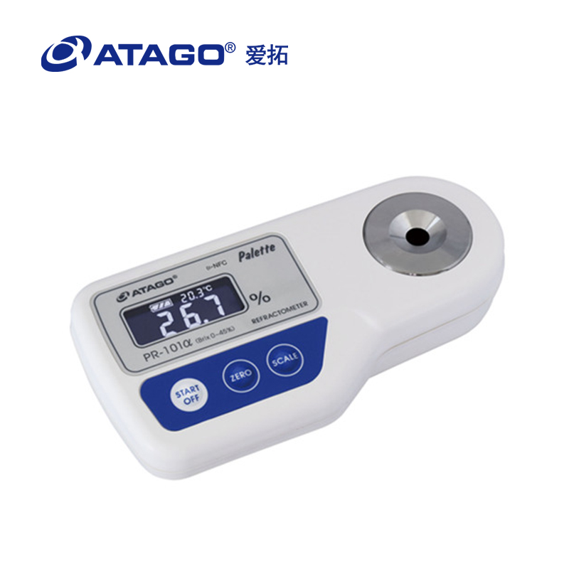 ATAGO（愛(ài)拓）PR-101α 中低濃度數(shù)顯折射計(jì)