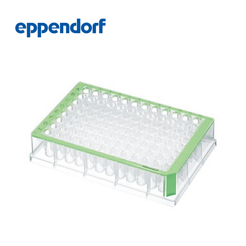 德國艾本德(Eppendorf)Deepwell Plate96/500μL,孔透明,500μL,PCR潔凈級,綠色,40塊(5包×8塊)
