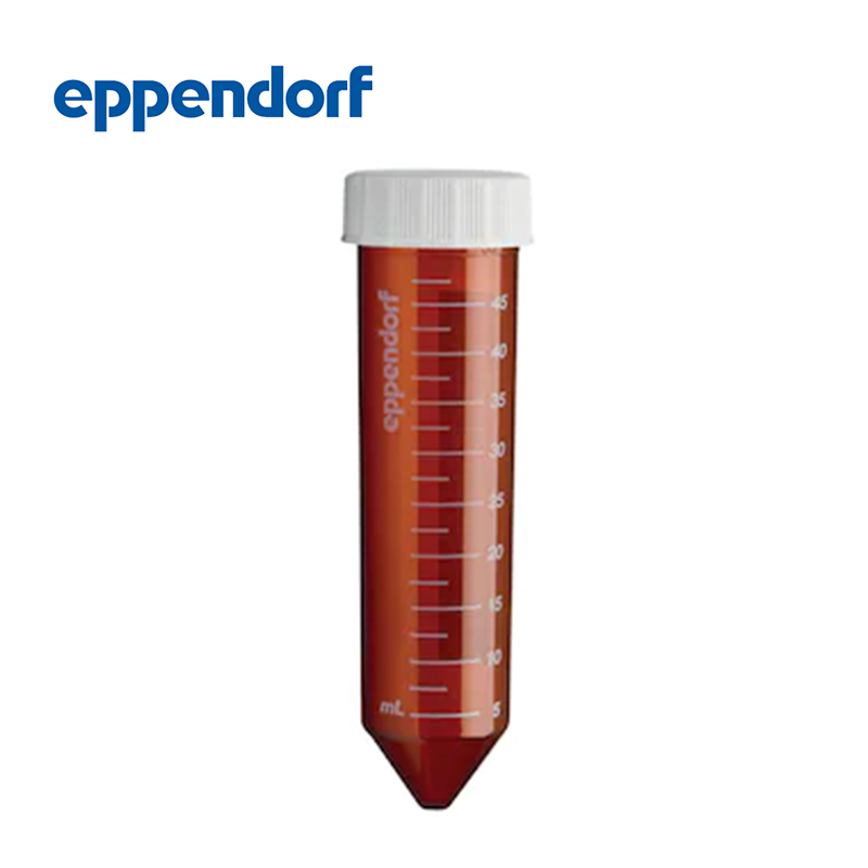 艾本德Eppendorf Conical Tubes, 50 mL, 無菌、無熱原, 無RNase和DNase, 無DNA, 琥珀色（光保護）, 200 個 (8 包 × 25 個)