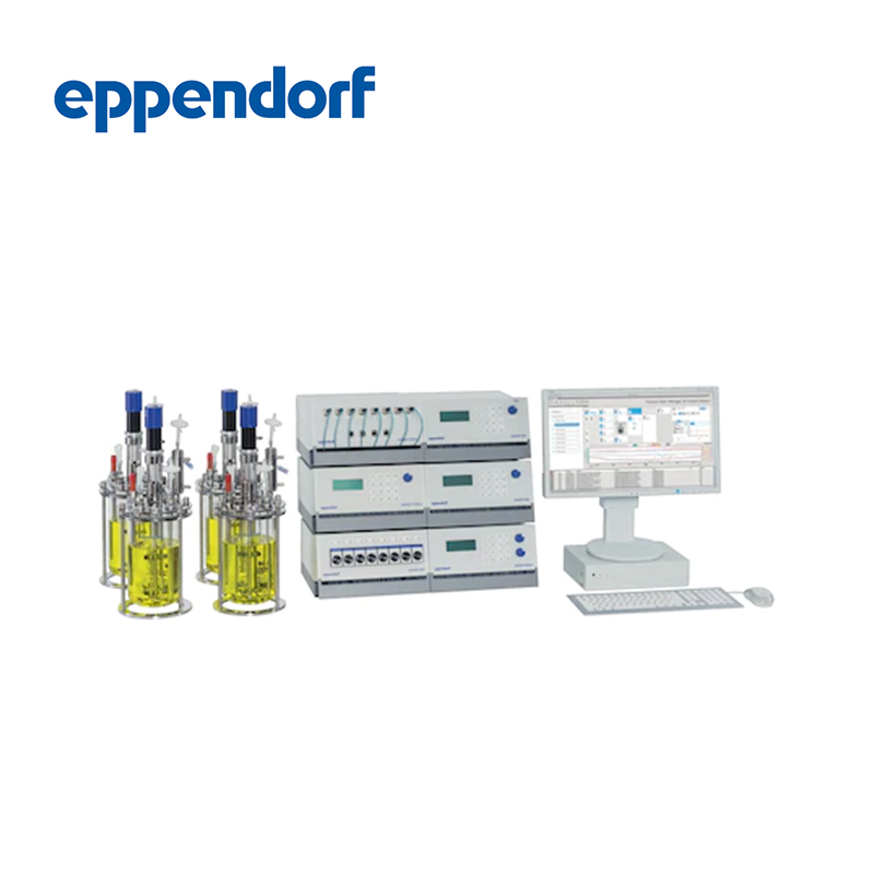 德國(guó)艾本德Eppendorf,DASGIP? Parallel Bioreactor System,適用微生物應(yīng)用,最大250?sL/h通氣,8罐體系統(tǒng),臺(tái)式罐體